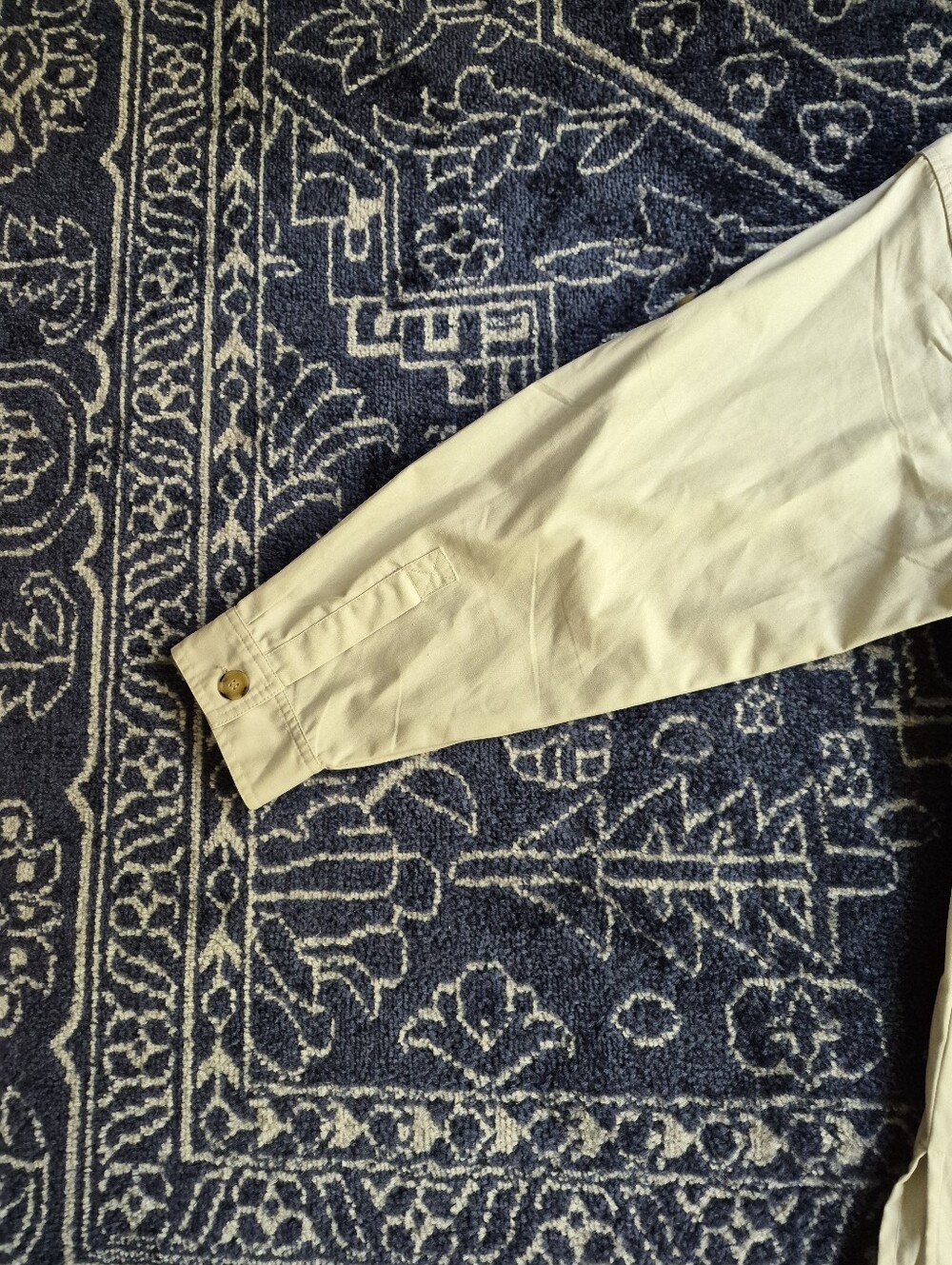 Vintage 1980s Haband Safari Jacket, RollUp Sleeves, Full Rear Side Pleats, MINT! - Picture 8 of 16